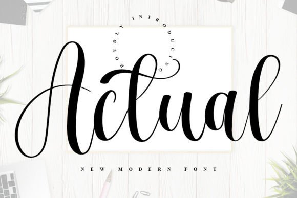 Actual Font: Elevating Campaign Visuals with Elegant Script