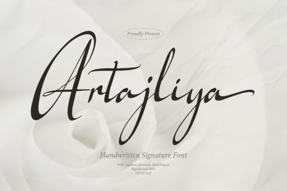 Artajliya: A Handwritten Script Font That Elevates Campaign Visuals