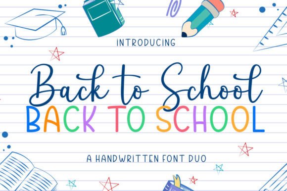 Back to School Duo Font: A Branding Refresh