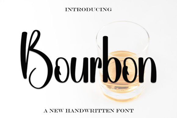 Bourbon Font: Festive Typography for Holiday Crafts