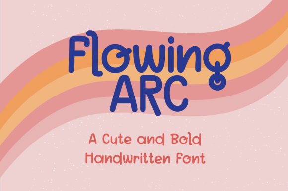 Flowing Arc Font: Friendly Handwritten Type for Business