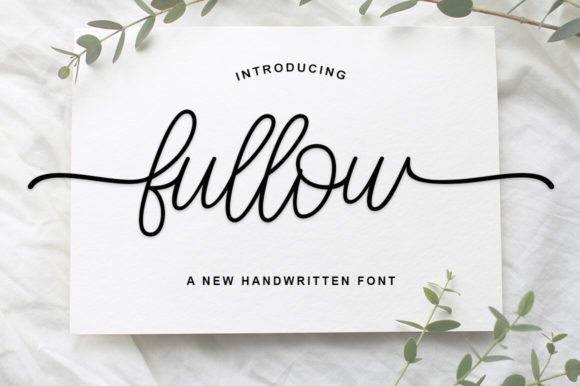 Fullow Font: Elevating Handmade Labels and Packaging