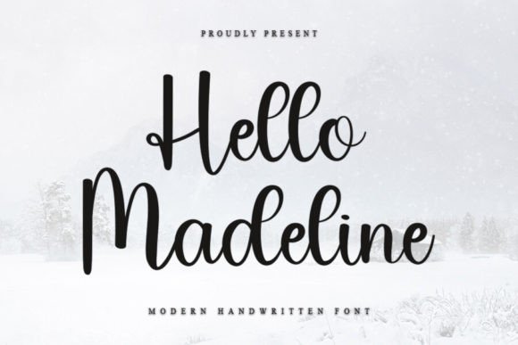 Hello Madeline Font: Editorial Elegance for Content Design