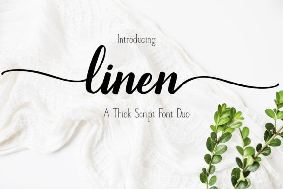 Linen Font: Bold Script for Digital Marketing