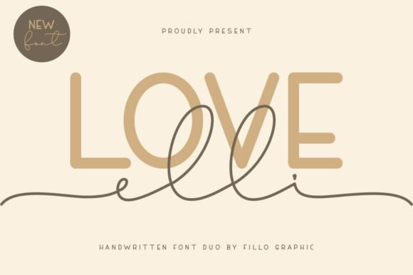 Love Elli Font: Chic Handwritten Style for Crafters & Sellers