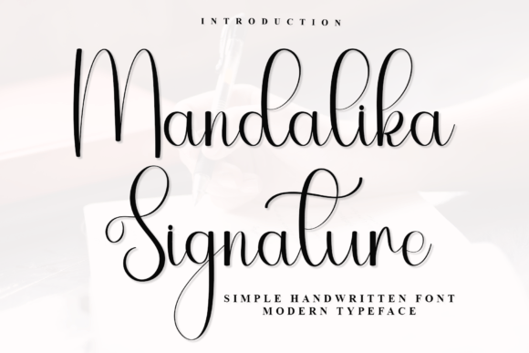 Mandalika Signature Font: Elevate Digital Campaigns