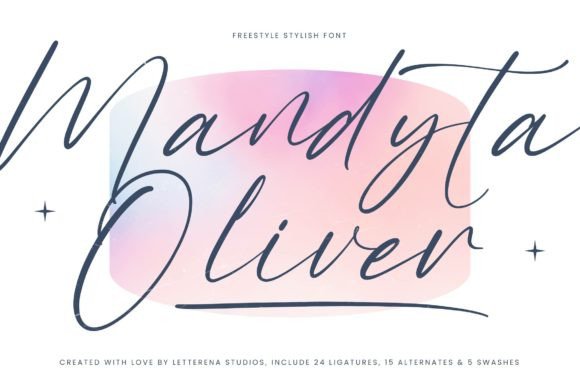 Mandyta Oliver Font: Elevating Campaign Visuals