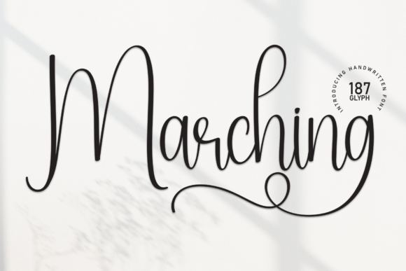 Marching Font: Adding Warmth to Campaign Visuals