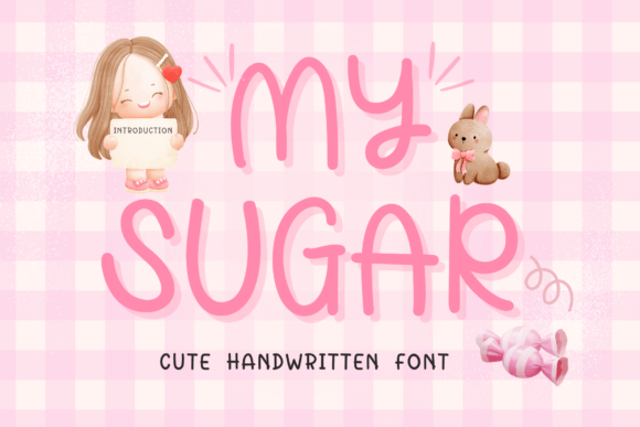 My Sugar Font: Sweet Handwritten Style for Crafts