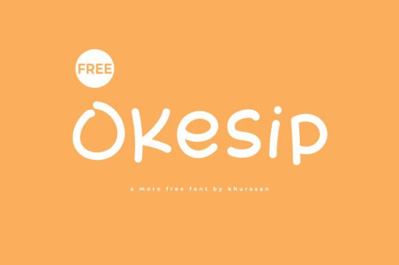 Okesip Font: Adding Handwritten Charm to Web Layouts