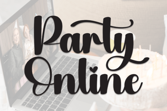 Party Online Font: Elevating Handmade Labels & Invites