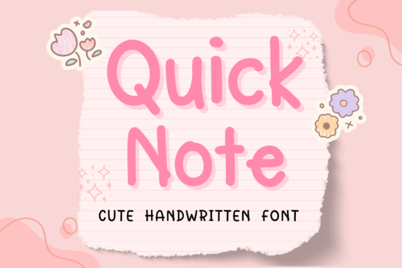Quick Note Font: Authentic Script for Editorial Design