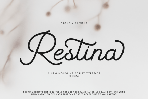 Restina: A Monoline Script Font That Elevates Campaign Typography