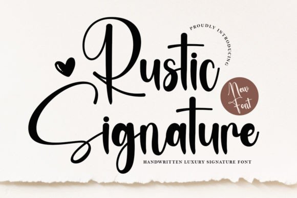 Rustic Signature Font: Elevating Editorial Design