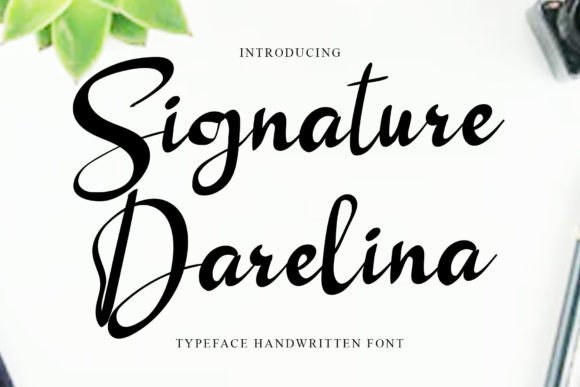 Signature Darelina Font: Elevating Small Business Branding