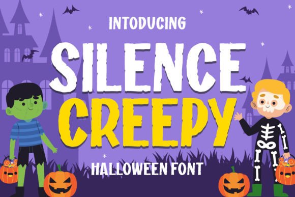 Silence Creepy: A Bold Typeface for Spooky Digital Design