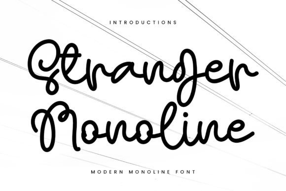Stranger Monoline Font: Elevating Campaign Visuals
