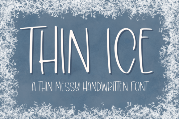 Thin Ice Font: Elevating Web Design with Handwritten Charm
