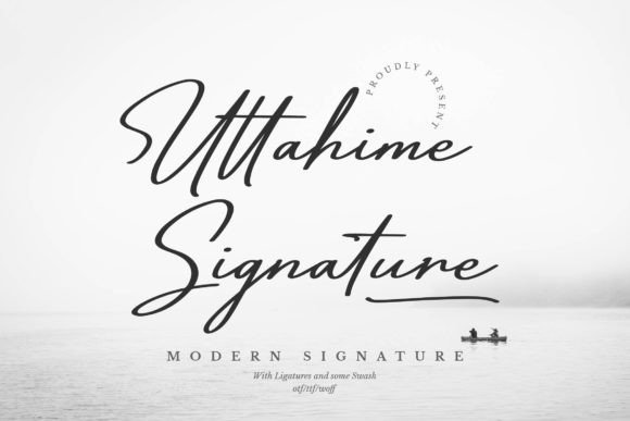 Uttahime: A Stylish Script Font for Modern Web Design Projects