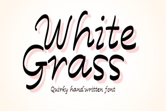 White Grass Font: A Playful Typeface for Branding