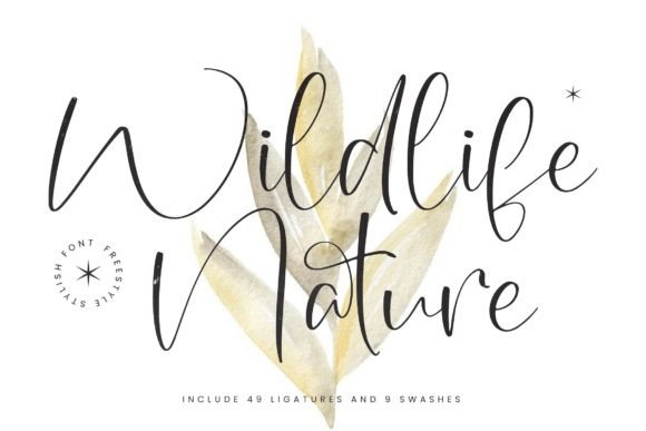 Wildlife Nature Font Review: Elegant Script for Branding